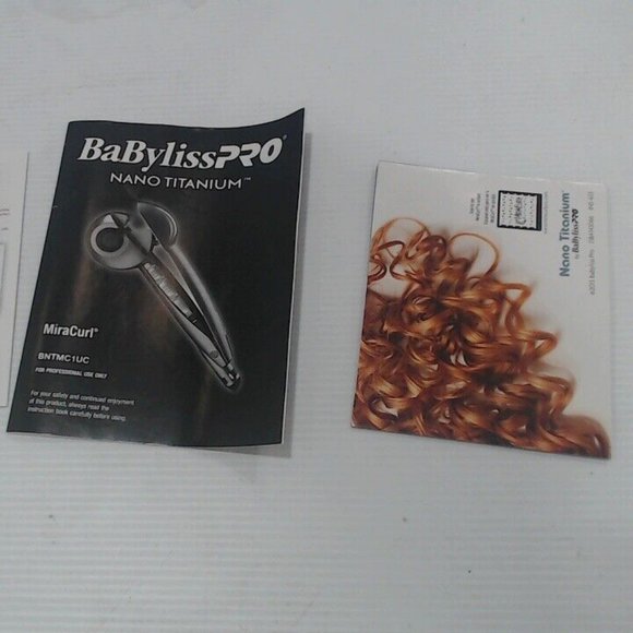 BABYLISSPRO NANO TITANIUM PROFESSIONAL AUTOMATIC CURLER MIRACURL3 CURL SETTINGS - Picture 8 of 12